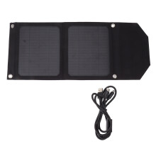 Cargador solar portátil para aventuras al aire libre. El silicio monocristalino de alta calidad garantiza un rendimiento duradero y fiable.