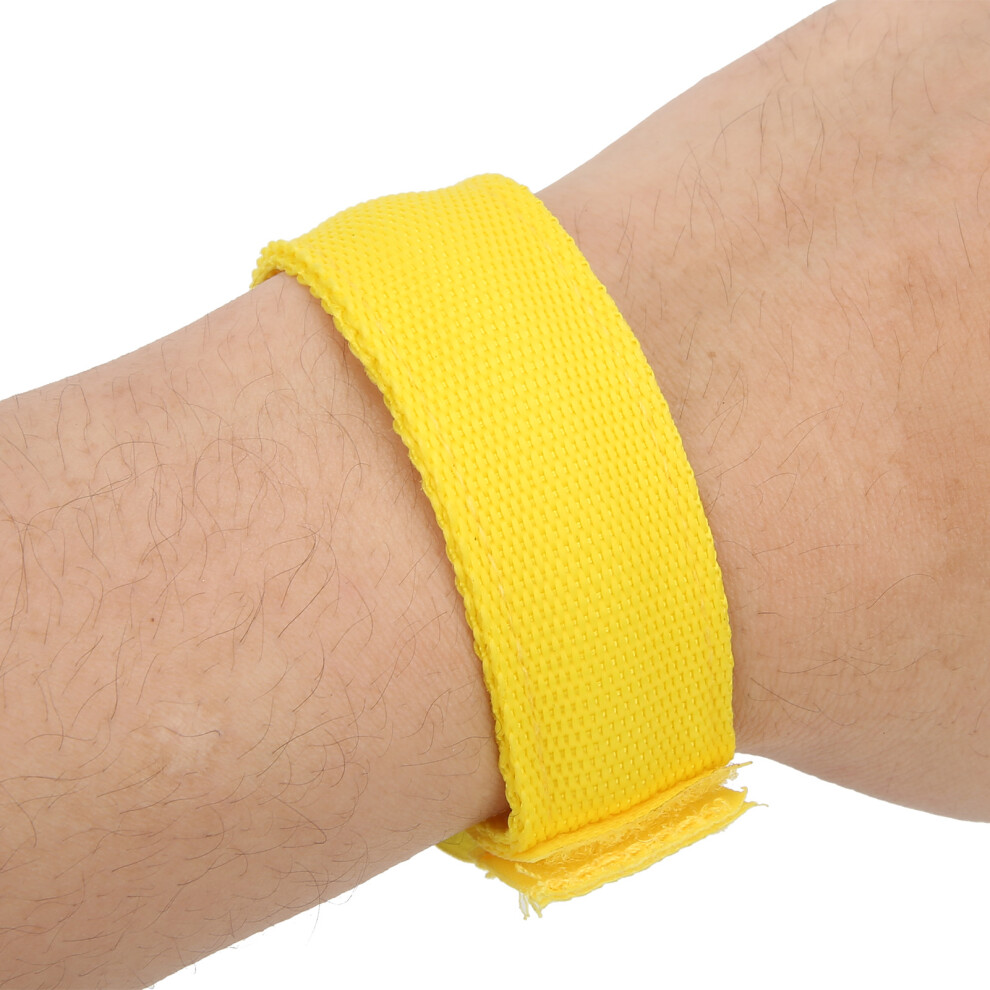 Outdoor Led Wristband For Running Cycling Adjustable Flashing Bracelet Yellow 9471379070313