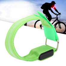 Adjustable Green LED Armband for Running & Cycling, 30g