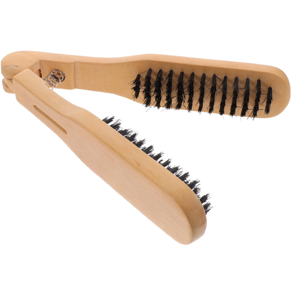 Unisex Manual Hair Straightener Comb Brush For Women, Fast Detangling And Scalp Massage Travel Size