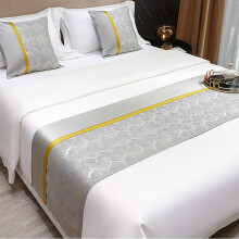 Bed Runner Rug For King Size Bed 50x180cm Grey Modern Decorative Accent For Hotels Homes And Guestrooms Slipcover