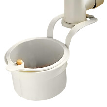 Sink Strainer Basket with DoubleLayer Mesh, ClipOn Kitchen Drain Catcher for Food Waste and Washing