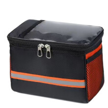 Front Bicycle Scooter Basket for Kids Kids Bicycle Handlebar Bag with Clear Mobile Phone Case for Men Women MTB Road Bike F 1