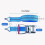 Heavy Duty Ratchet Strap 5000kg Adjustable Lashing Straps 5.5cm Weatherproof Polyester 5