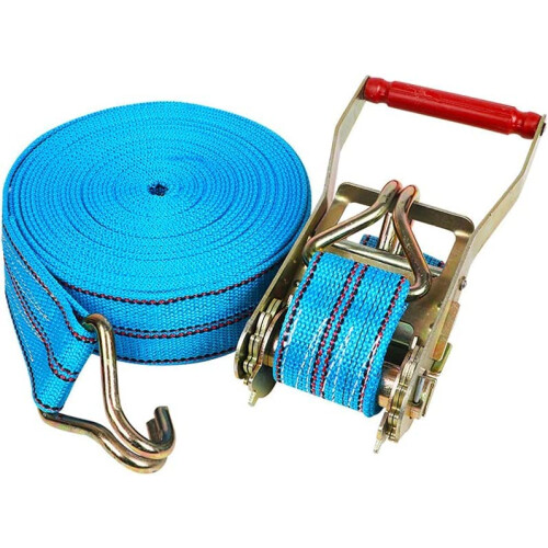 Heavy Duty Ratchet Strap 5000kg Adjustable Lashing Straps 5.5cm Weatherproof Polyester