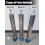 Glasbalustradengeländer fr Poolgartenbalkon (Mid Post 85cm/35in) 2