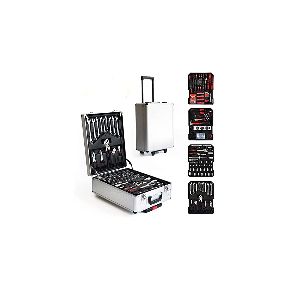 Ratchet Wrench Set Chrome Vanadium Torque Performance Mechanic Tool Kit With Case 9187378381601