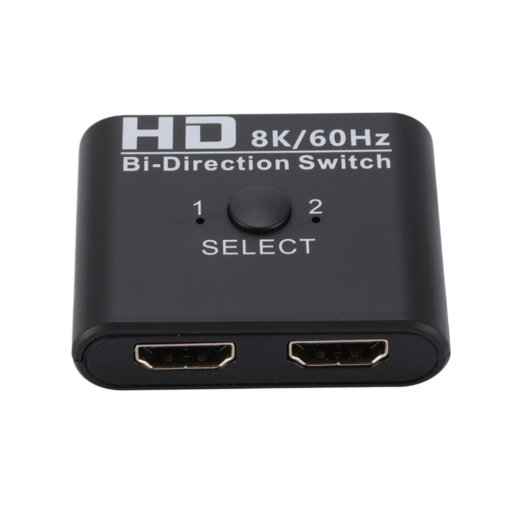 Hdmi Switch 8K Ultra Hd Bidirectional 2 In 1 Hdmi Splitter Selector For Tv And Projector 9382693169068