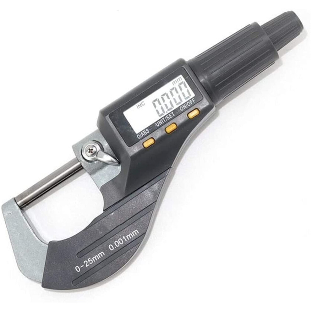 Digital Micrometer 025Mm 1 Inch Outside Gauge With Lcd Display And Precision Measurement 9382693169174