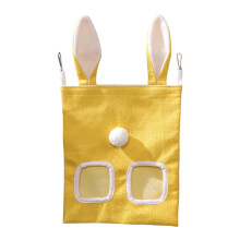 Hay Feeder Bag, ScratchProof ChewProof Forage Storage Dispenser, Cage Accessories For Rabbits Hamsters Chinchillas