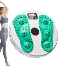 Exercise Disc Twist Board, Slimming Workout, Counting Display Foot Massage, Green