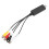 Black USB Video Collection Card for NTSC/PAL Support Windows/Linux 2