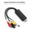 Black USB Video Collection Card for NTSC/PAL Support Windows/Linux 5
