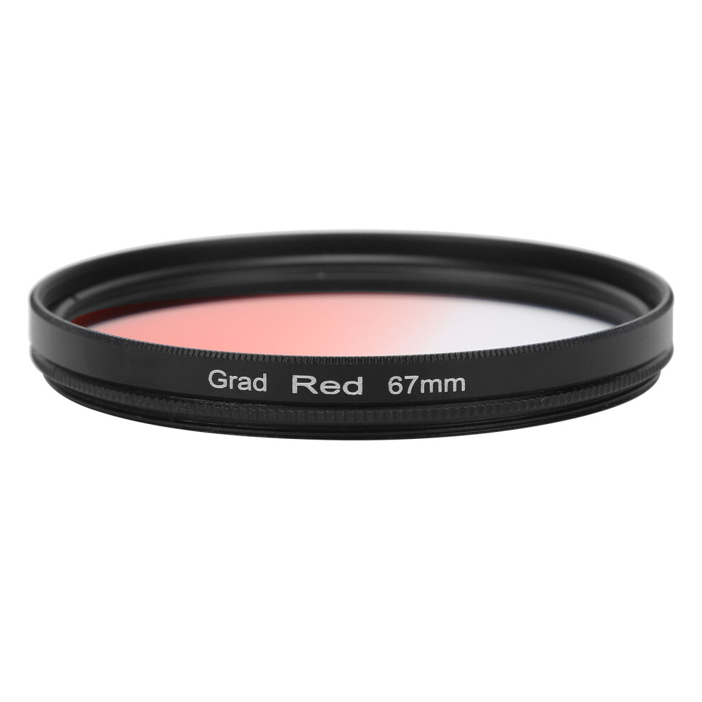 67Mm Graduated Camera Lens Filter Aluminum Alloy For Nikon/Olympus Red 4271379073865
