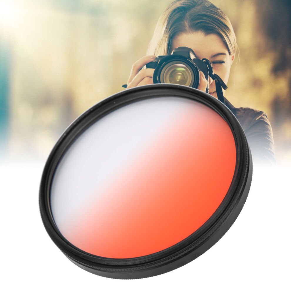 67Mm Graduated Camera Lens Filter For Canon/Nikon/Olympus/Fuji Red 6941379073919