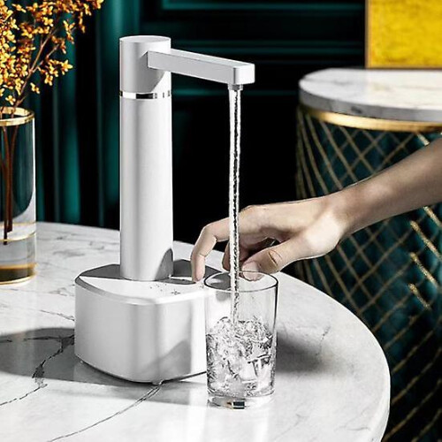 Automatic Water Dispenser Food Grade Plastic Black 3 Gears Quantitative Type-C Charging 1
