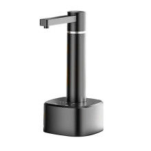 Dispensatore automatico d'acqua in plastica per uso alimentare nero con 3 velocità quantitativo ricarica Type-C
