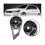 Exhaust Pipe Elastic Fixed Bracket Suitable for 3008/5008/C4/C5 Durable and Stable Silver Black 3