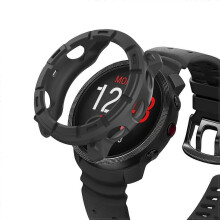 TPU-Uhrgehäuse für Polar Vantage M3 Schwarz Halb umhüllt Atmungsaktiv Stoßfest