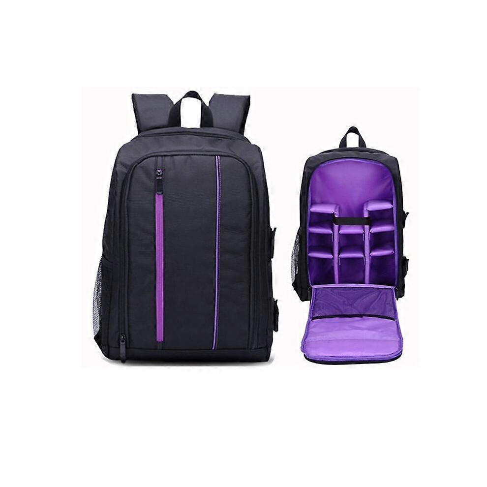 Camera Backpack, 45X32x18cm (Purple), Ergonomic Design Rainproof Photography Bag Purple 6901508049949