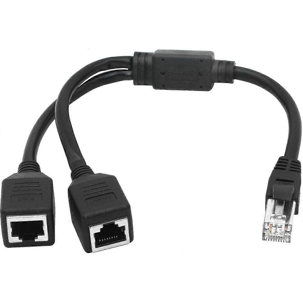 Rj45 Splitter, 1 To 2 Extension Cable, Supports Cat7 Cat6, Stable Connection 6901508049901