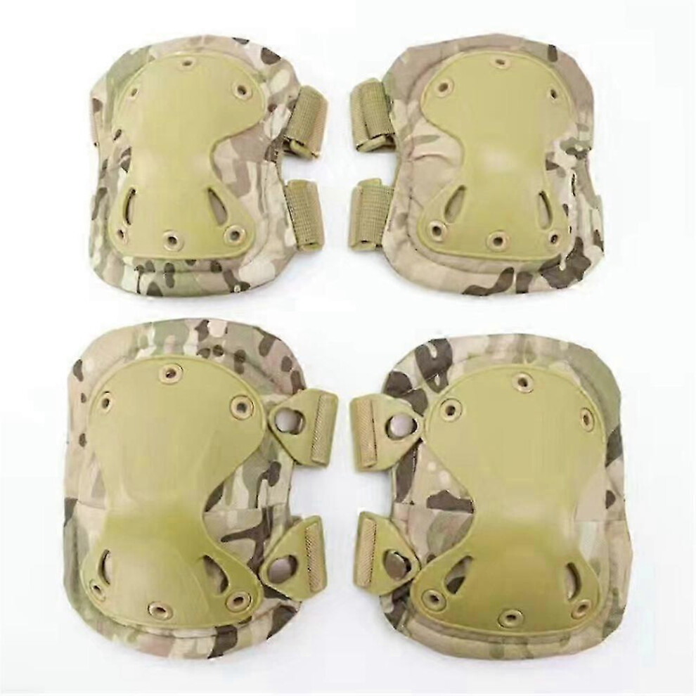 Tactical Knee And Elbow Pads, 4-Piece Set Xl, Level 2 Protection Eva Crash Sponge 6901508050303
