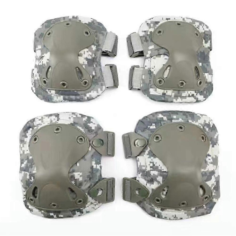 Knee And Elbow Pads Set 4Pcs D L Size Eva Crashproof Sponge 6901508050396