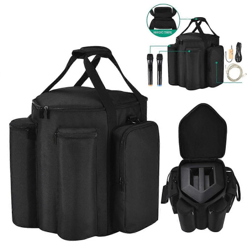Speaker Protective Case Large Capacity Handheld and Shoulder Carry Compatible with S1 Pro Black 2