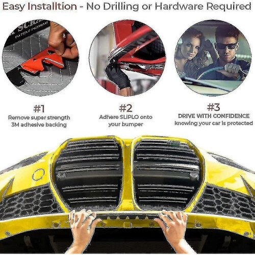 Front Bumper Scratch-Resistant Guard Polyurethane Material Universal Anti-Collision Strip 2