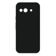 Capa de Silicone Líquido para Google Pixel 9a, Resistente ao Desgaste, Resistente a Arranhões, Preto