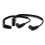 Motorcycle Ignition Coil Wire 2-Pack Black Compatible with 500-1000R Multiple Models 1