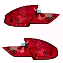 Rear Bumper Light Assembly, Compatible with Honda VEZEL HRV HR-V RU1 RU5 RU6, 12V Red ABS Brake Light (1 Left and 1 Right)