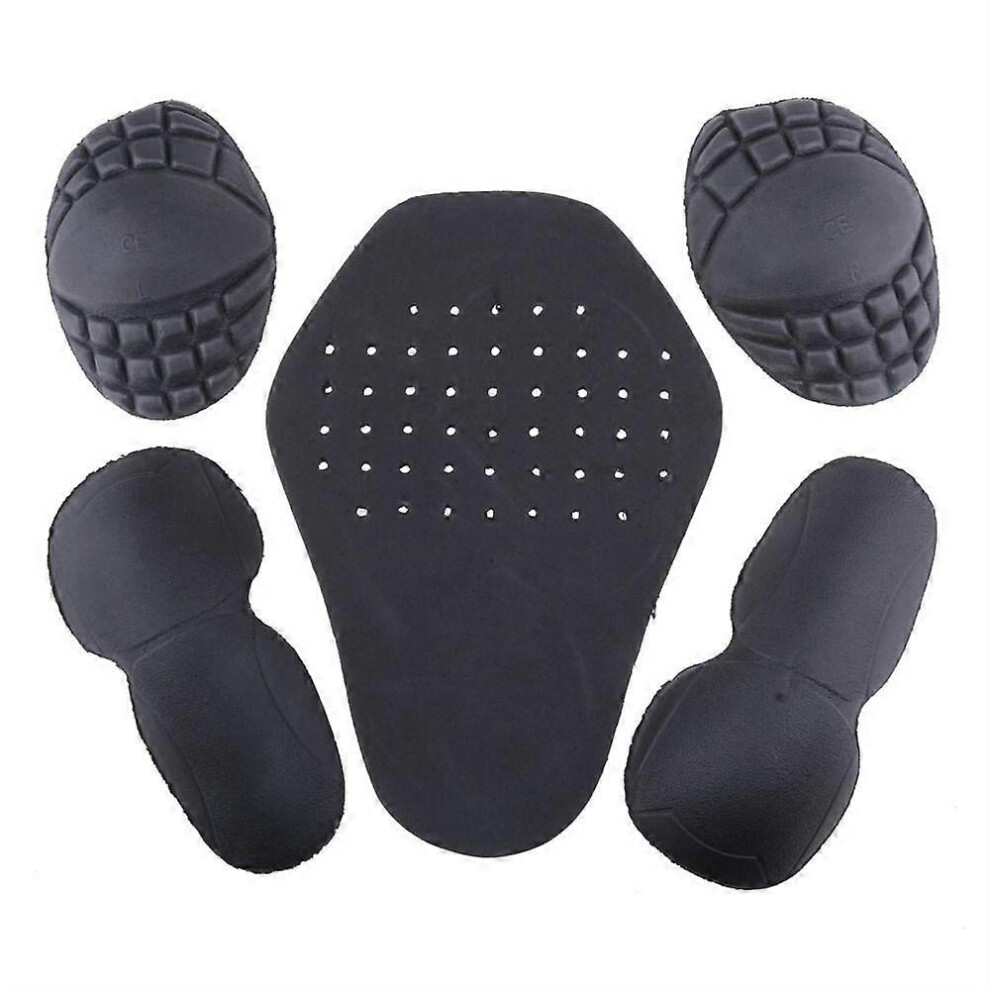 Motorcycle Protective Gear, Shoulder Elbow Back 5-Piece Set, Eva Shock Absorption Protection 6901508049772