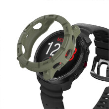TPU-Uhrgehäuse für Polar Vantage M3 Armee Grün Leicht Atmungsaktiv Stoßfest
