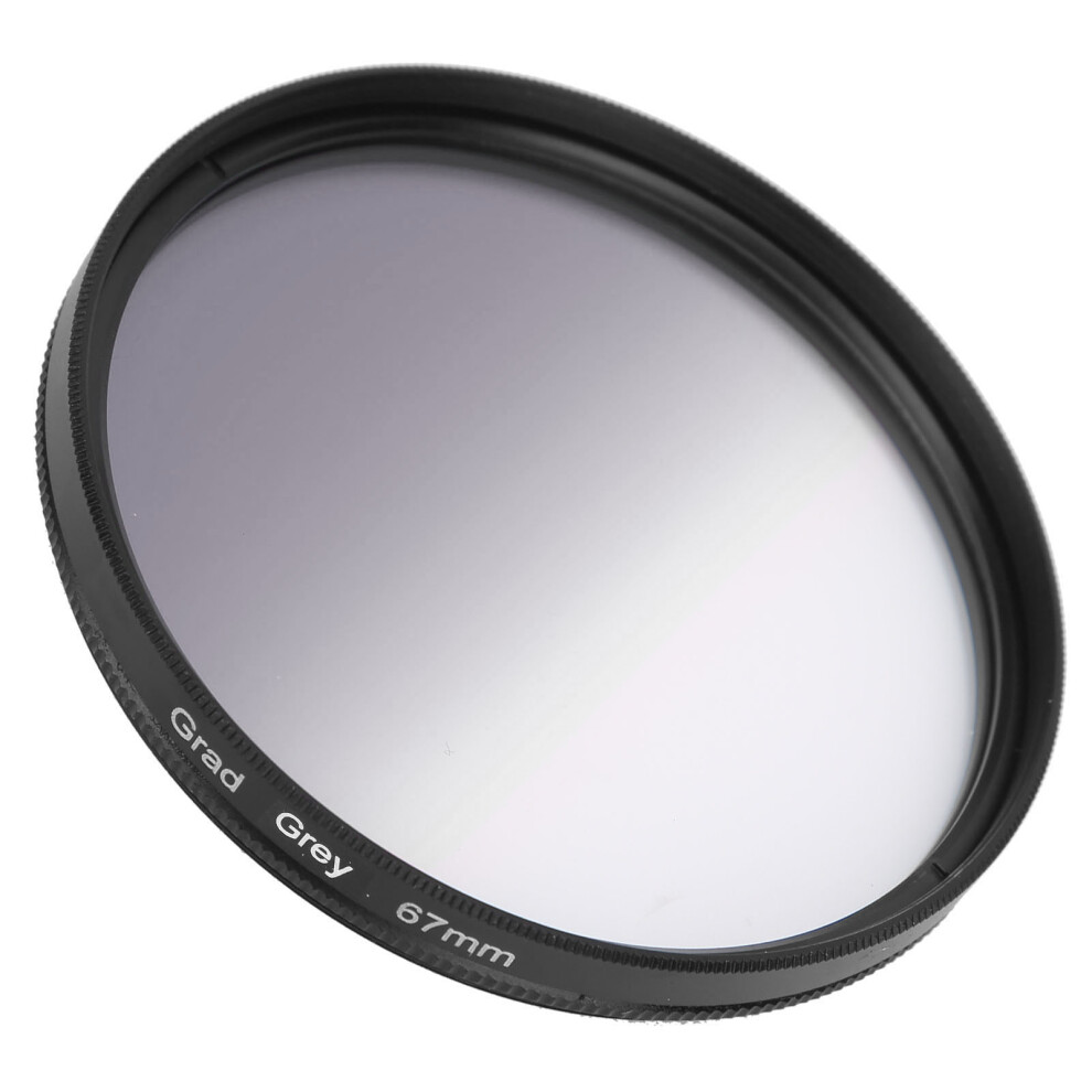 67Mm Graduated Camera Lens Filter For Canon/Nikon/Olympus/Fuji Gray 7611379073880