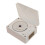 Retro CD-speler Houtskool Wit 2000mAh Oplaadbaar 3.5mm Interface 1