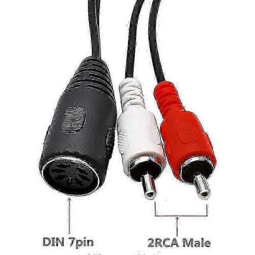 Καλώδιο Επεκτάσεως Ήχου S-Video σε Διασύνδεση RCA -376 1m Πιστοποιημένο CE 1