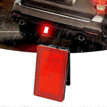 Luz de Freio Terceira LED, 12V 9,2 cm 15 Pérolas LED, Luz de Aviso Vermelha com Lente ABS+PC