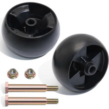 Rasentraktor-Deckräder 2-3/8 Zoll Breite Glatter Lauffläche 2 Stück Kompatibel mit Mehreren Marken von Rasenmähern
