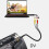 Black USB Video Collection Card for NTSC/PAL Support Windows/Linux 10