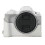 Μισή Θήκη Κάμερας για Canon EOS R50/R100 Λευκό Δερμάτινο PU Ανθεκτικό στην Φθορά 2