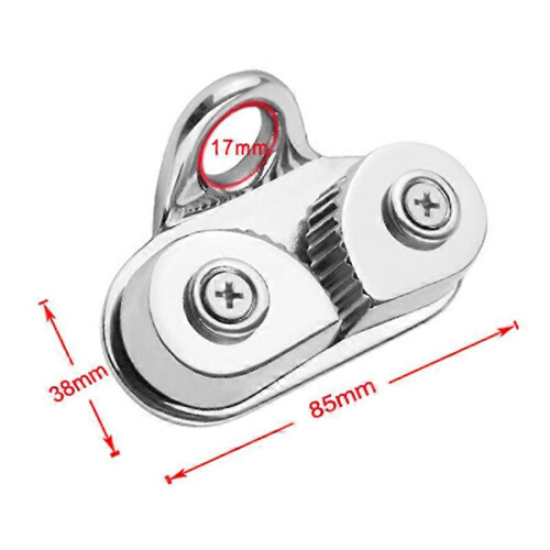 Cam Type Cable Clip Stainless Steel Suitable for 15mm Cables Silver 1