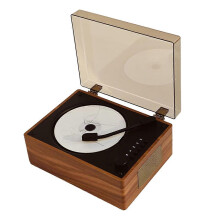 Ανατροπικός αναπαραγωγέας CD, Κούρα Μαύρη, διάρκεια ζωής μπαταρίας 2000mAh, Aux Audio 3,5mm