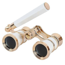 Opera-binoculars 935cm K9-glazen legermetaalgrendel wit