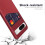 Phone case for Google Pixel 8a Red Cloth and PC material with precise cutouts 2