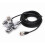 Supporto per antenna, materiale metallo e plastica, adatto per il modello TYT RB-400 argento 5