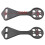 Bicycle Computer Mount Carbon Fiber Suitable for Multiple Brands Low Wind Resistance 25mm Light Bracket 5