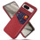 Phone case for Google Pixel 8a Red Cloth and PC material with precise cutouts 1