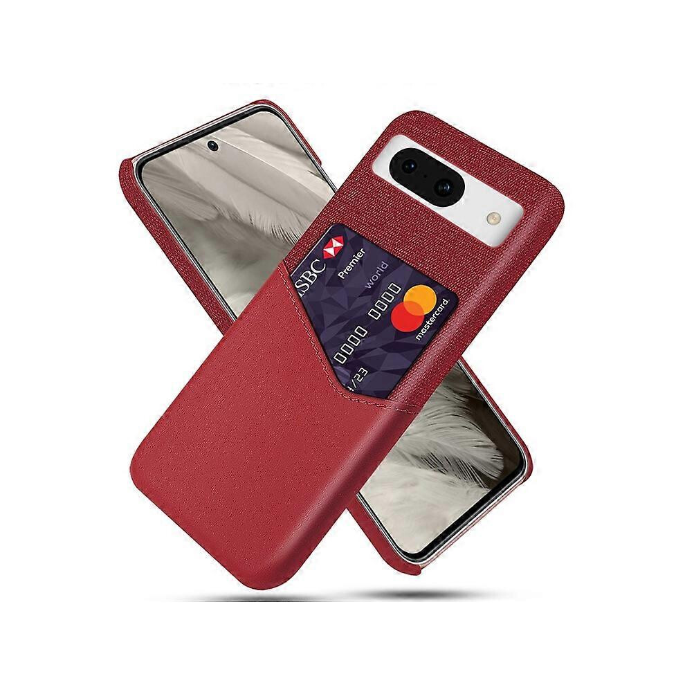 Phone Case For Google Pixel 8A Cloth And Pc Material With Precise Cutouts Red 6901508056176