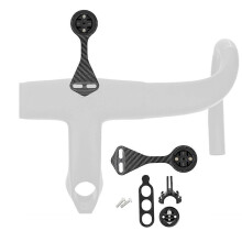 Suporte para Computador de Bicicleta de Fibra de Carbono Adequado para Múltiplas Marcas com Baixa Resistência ao Vento Suporte Leve 25mm